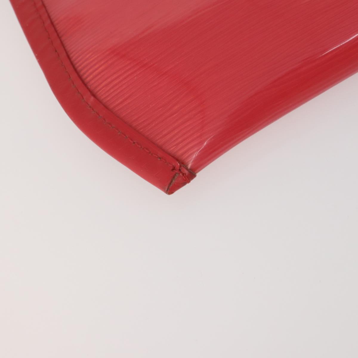 LOUIS VUITTON Epi Plage Via Hand Bag Vinyl Red Grenadine M92152 LV Auth 166226A
