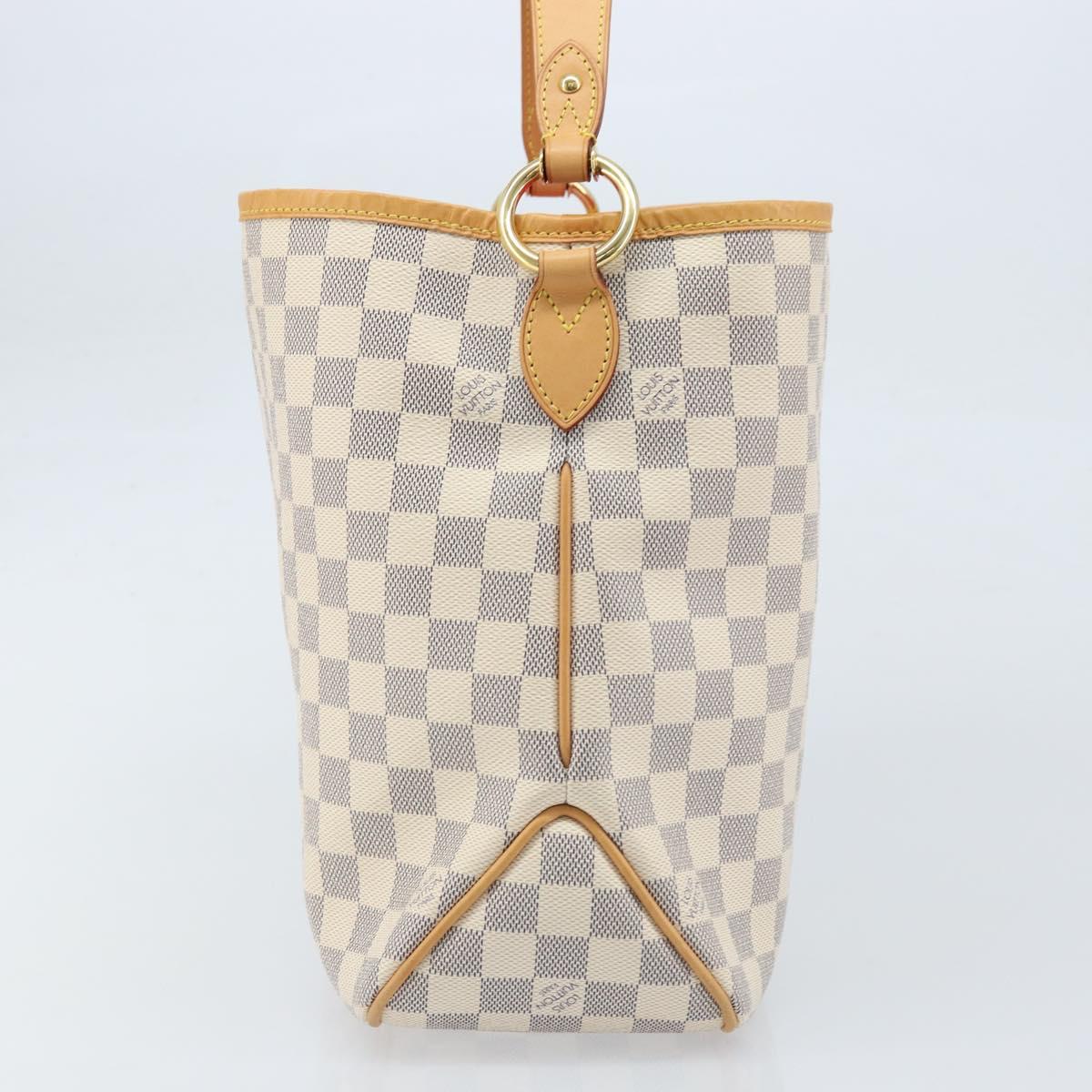LOUIS VUITTON Damier Azur Delightful PM Shoulder Bag N41447 LV Auth 166230V