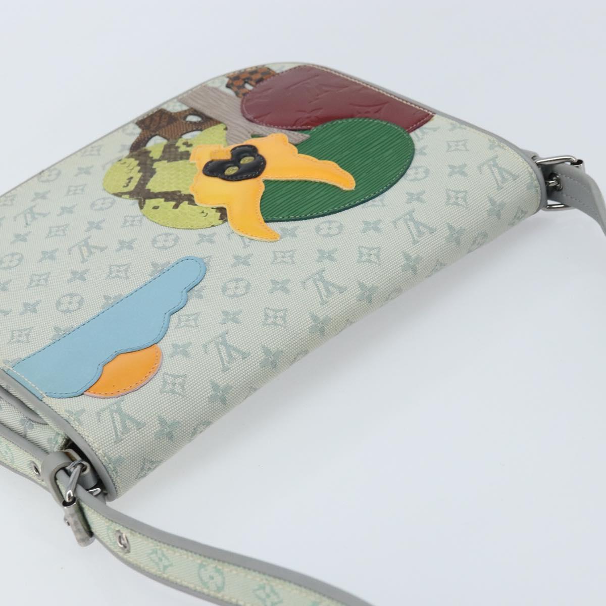 LOUIS VUITTON Monogram Mini Musette Comte de Fée Bag Gray M92279 LV Auth 166232V