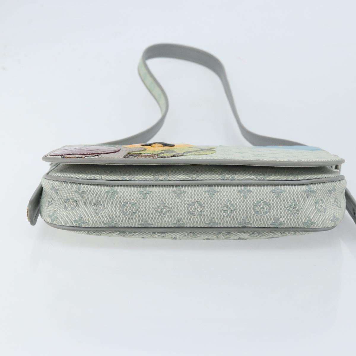 LOUIS VUITTON Monogram Mini Musette Comte de Fée Bag Gray M92279 LV Auth 166232V