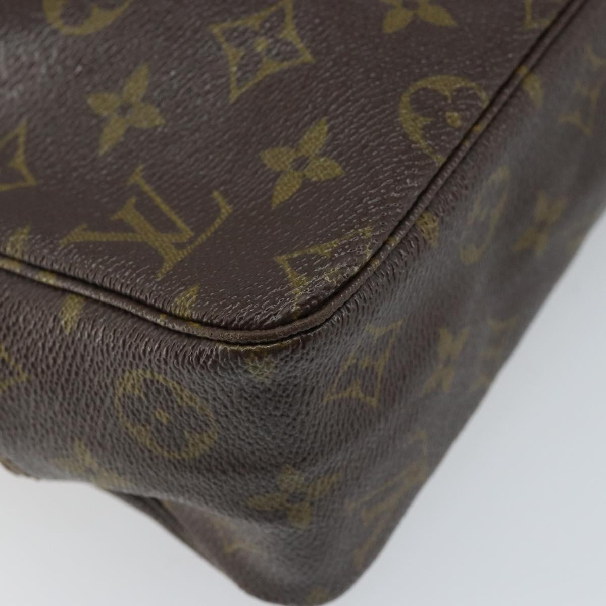 LOUIS VUITTON Monogram Trousse Toilette 28 Clutch Bag M47522 LV Auth 166236