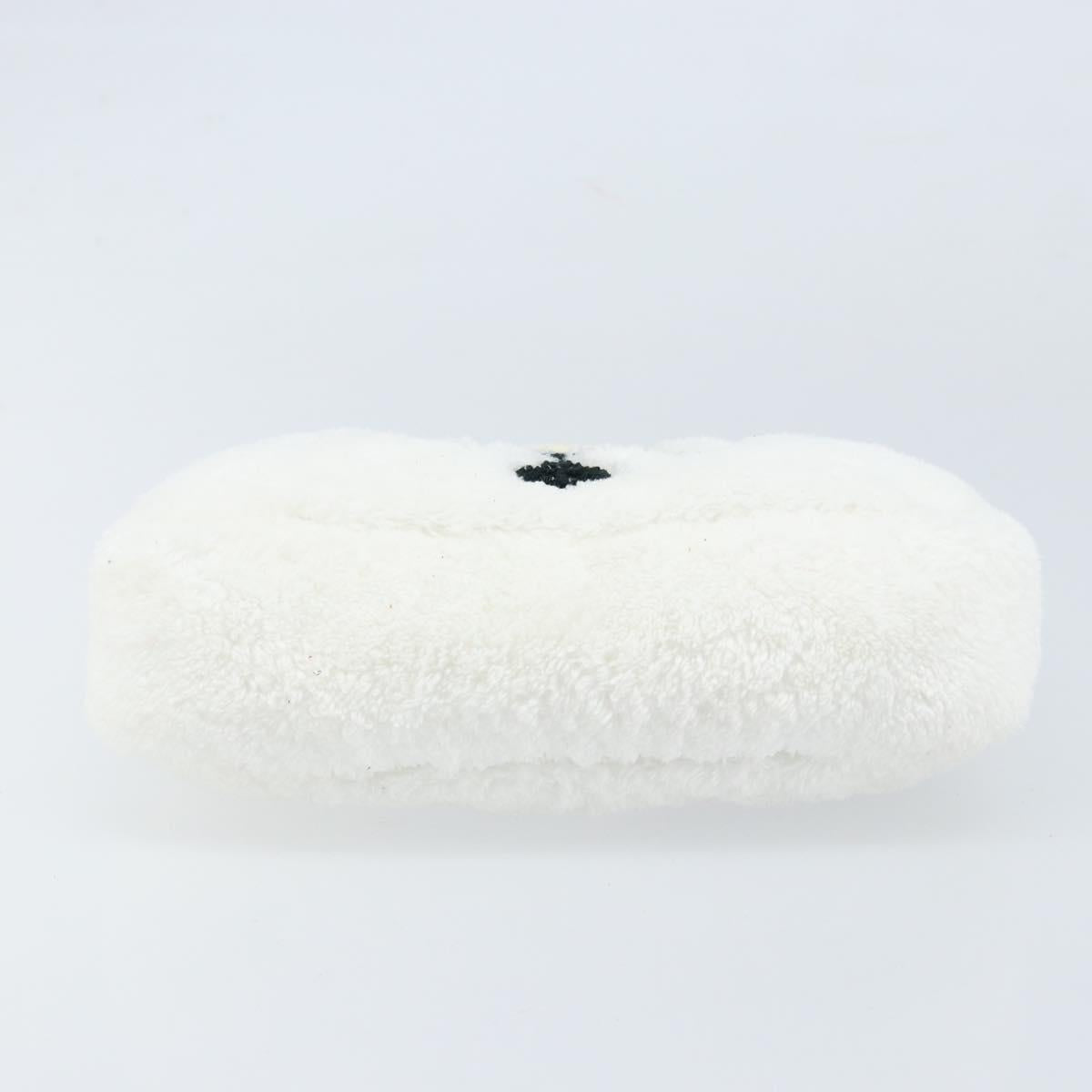 PRADA Hand pouch Hand Bag pile White Auth 166238M