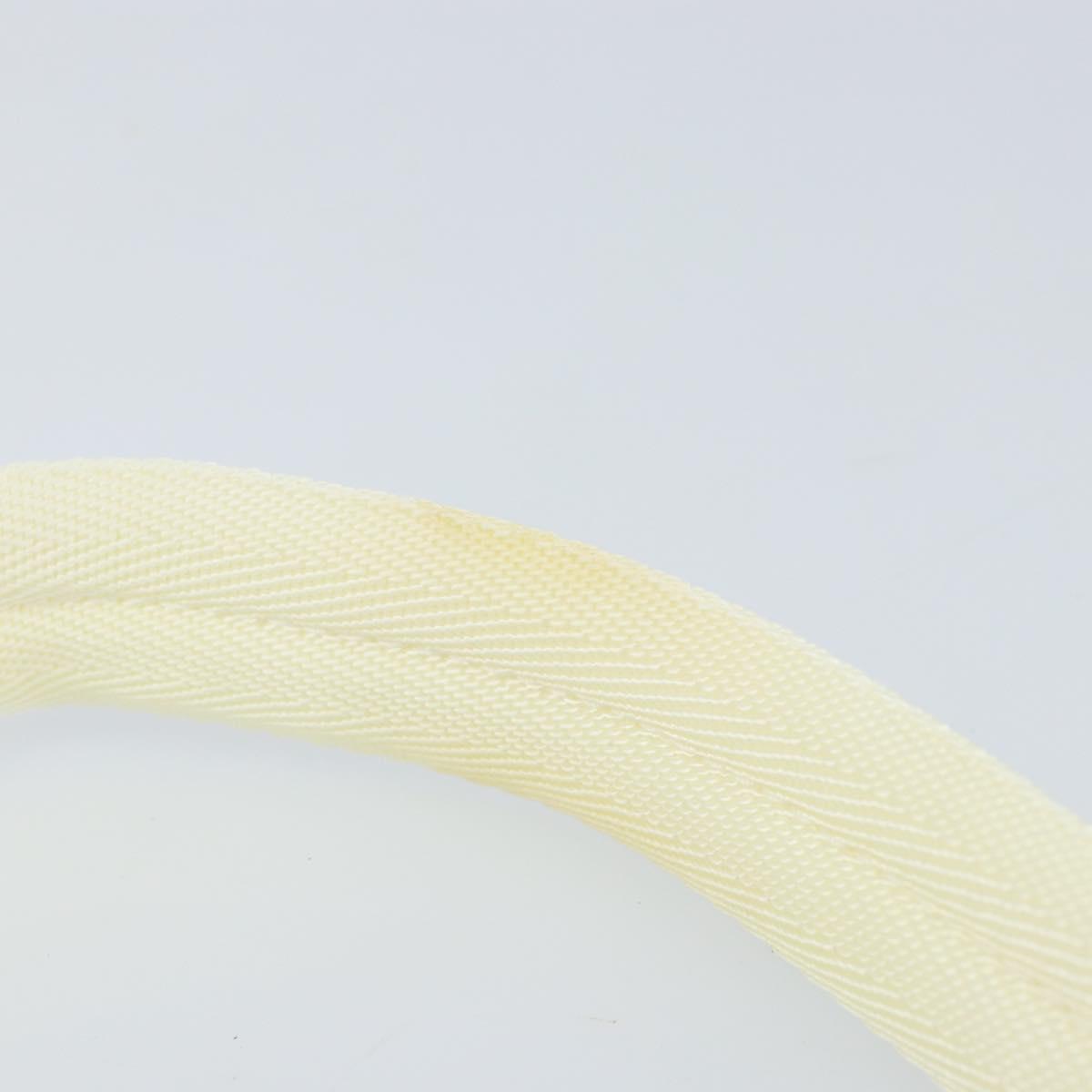 PRADA Hand pouch Hand Bag pile White Auth 166238M