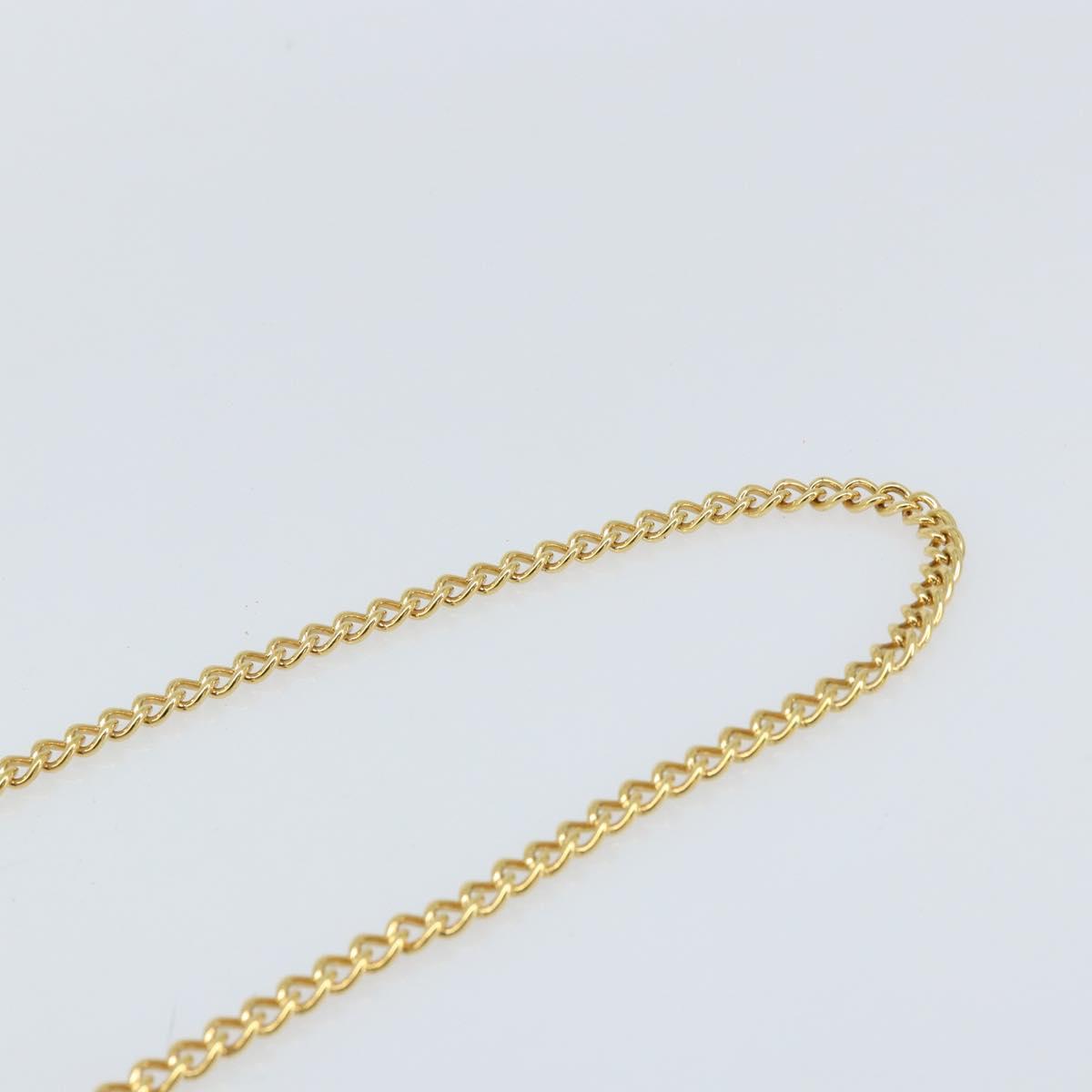 Salvatore Ferragamo Gancini Chain Bag Patent leather Black Gold Auth 166240