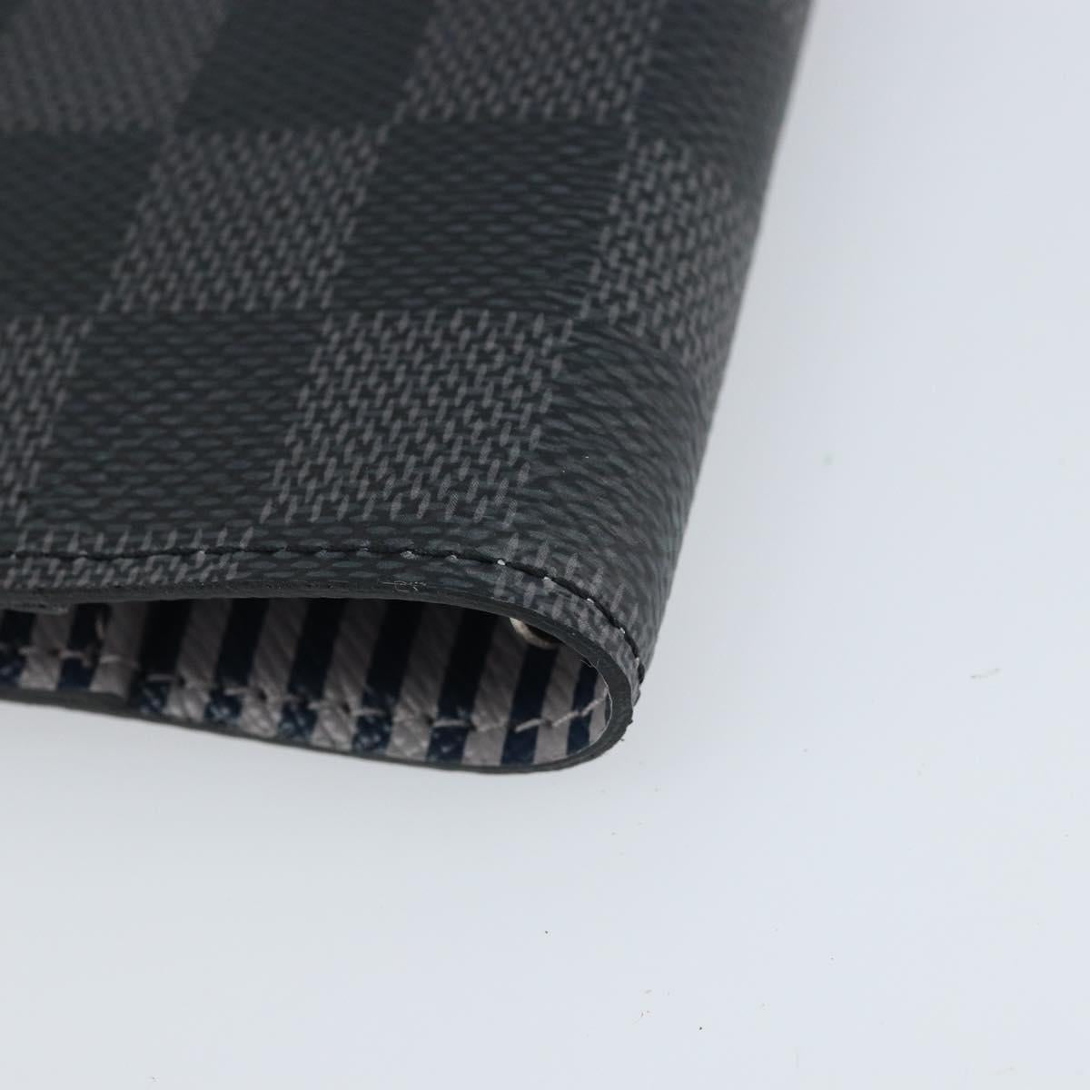 LOUIS VUITTON Damier Graphite Agenda PM Day Planner Cover R20030 LV Auth 166250V