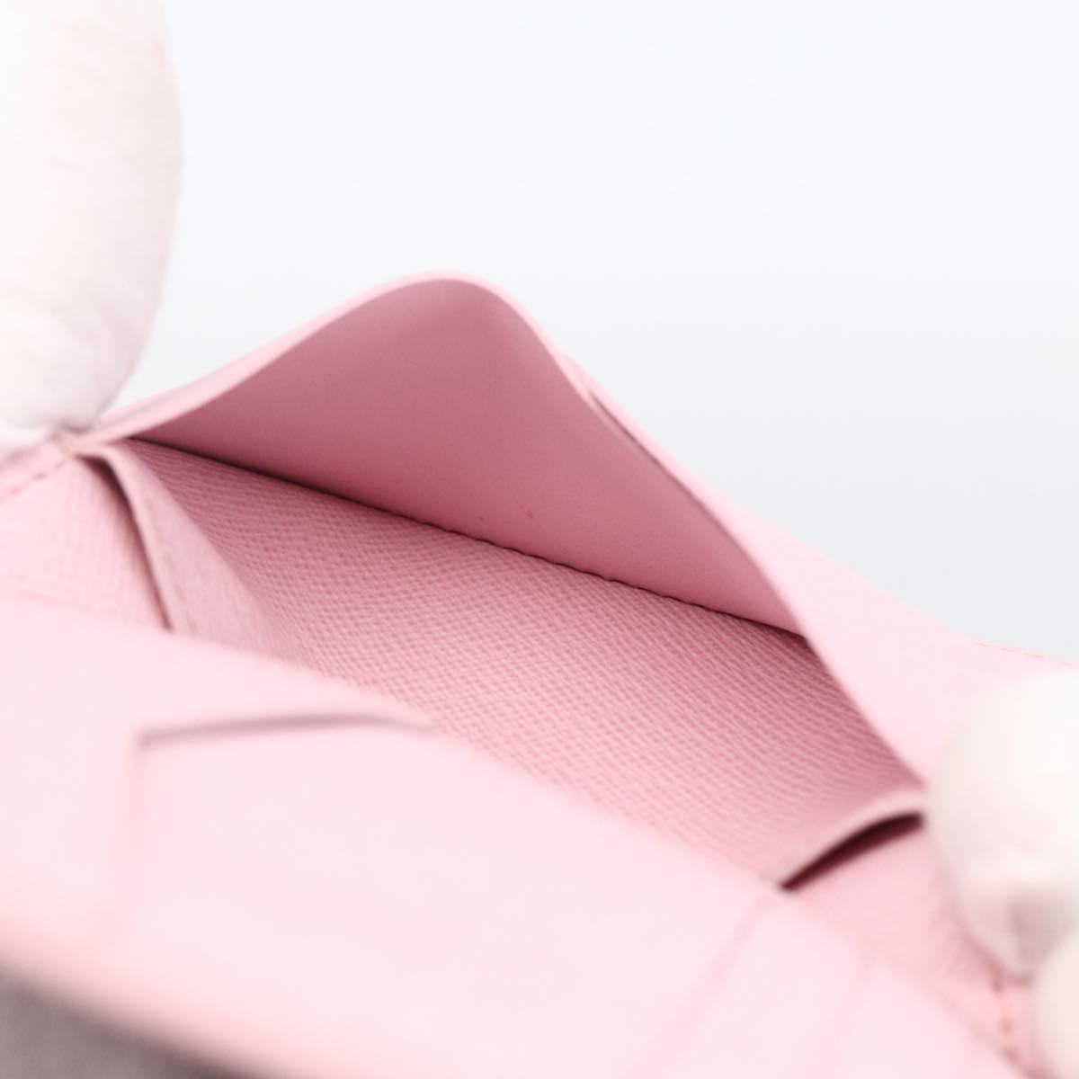 LOUIS VUITTON Monogram Organizer De Poch Card Case Pink M25973 LV Auth 166251SAM