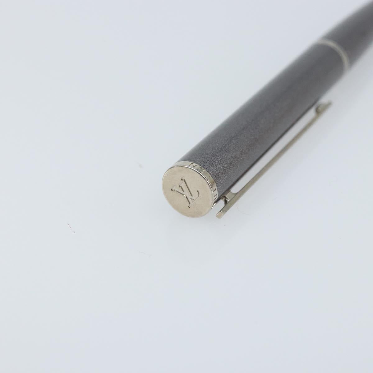 LOUIS VUITTON Jetligne Pen metal Gray N79258 LV Auth 166252