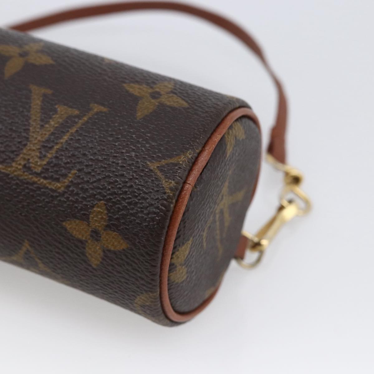 LOUIS VUITTON Monogram Papillon Pouch LV Auth 166258A