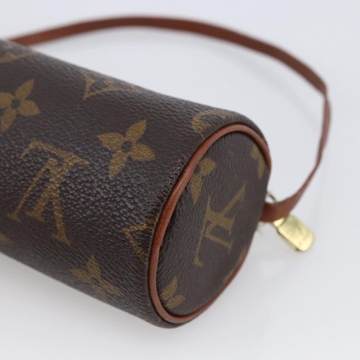 LOUIS VUITTON Monogram Papillon Pouch LV Auth 166258A