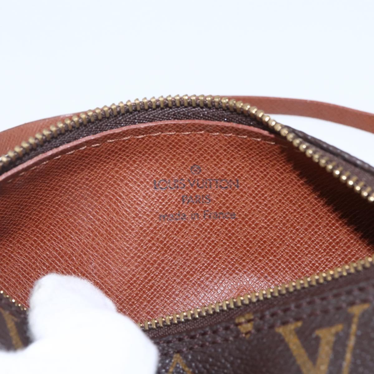 LOUIS VUITTON Monogram Papillon Pouch LV Auth 166258A