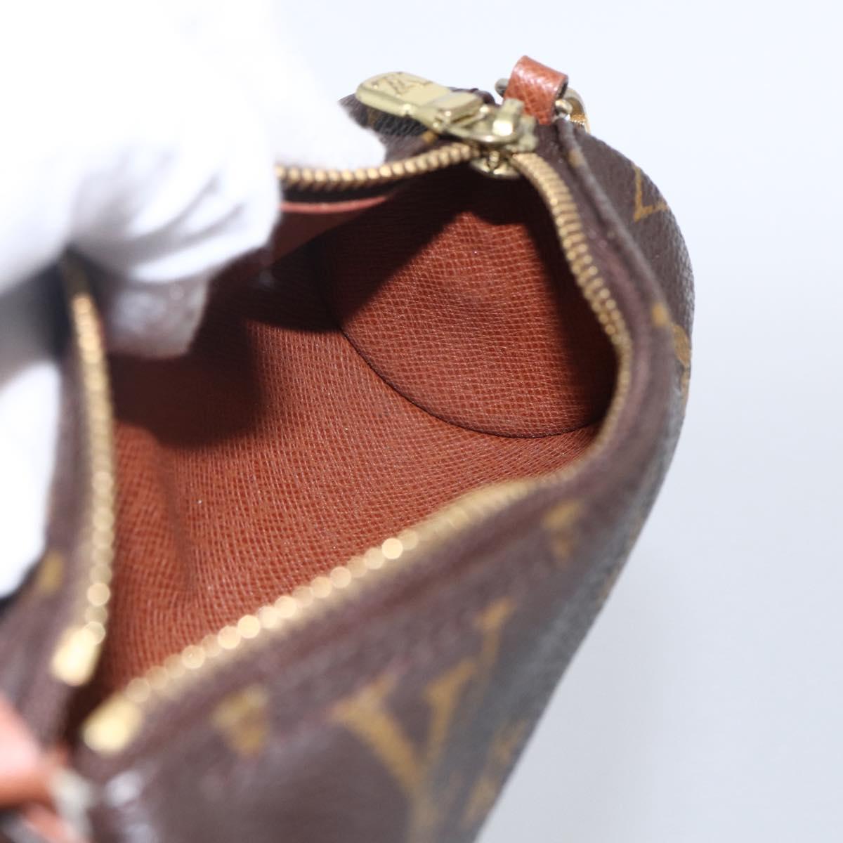 LOUIS VUITTON Monogram Papillon Pouch LV Auth 166258A