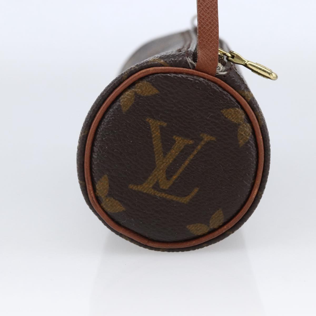 LOUIS VUITTON Monogram Papillon Pouch LV Auth 166258A