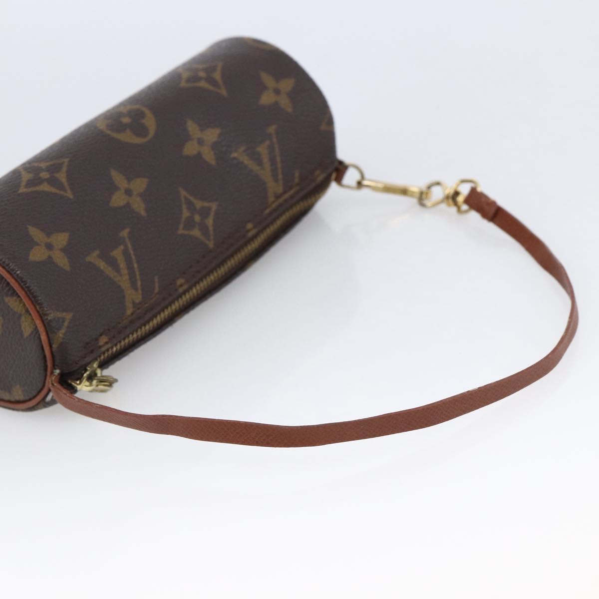 LOUIS VUITTON Monogram Papillon Pouch LV Auth 166258A