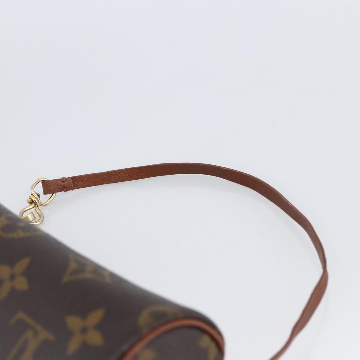 LOUIS VUITTON Monogram Papillon Pouch LV Auth 166258A