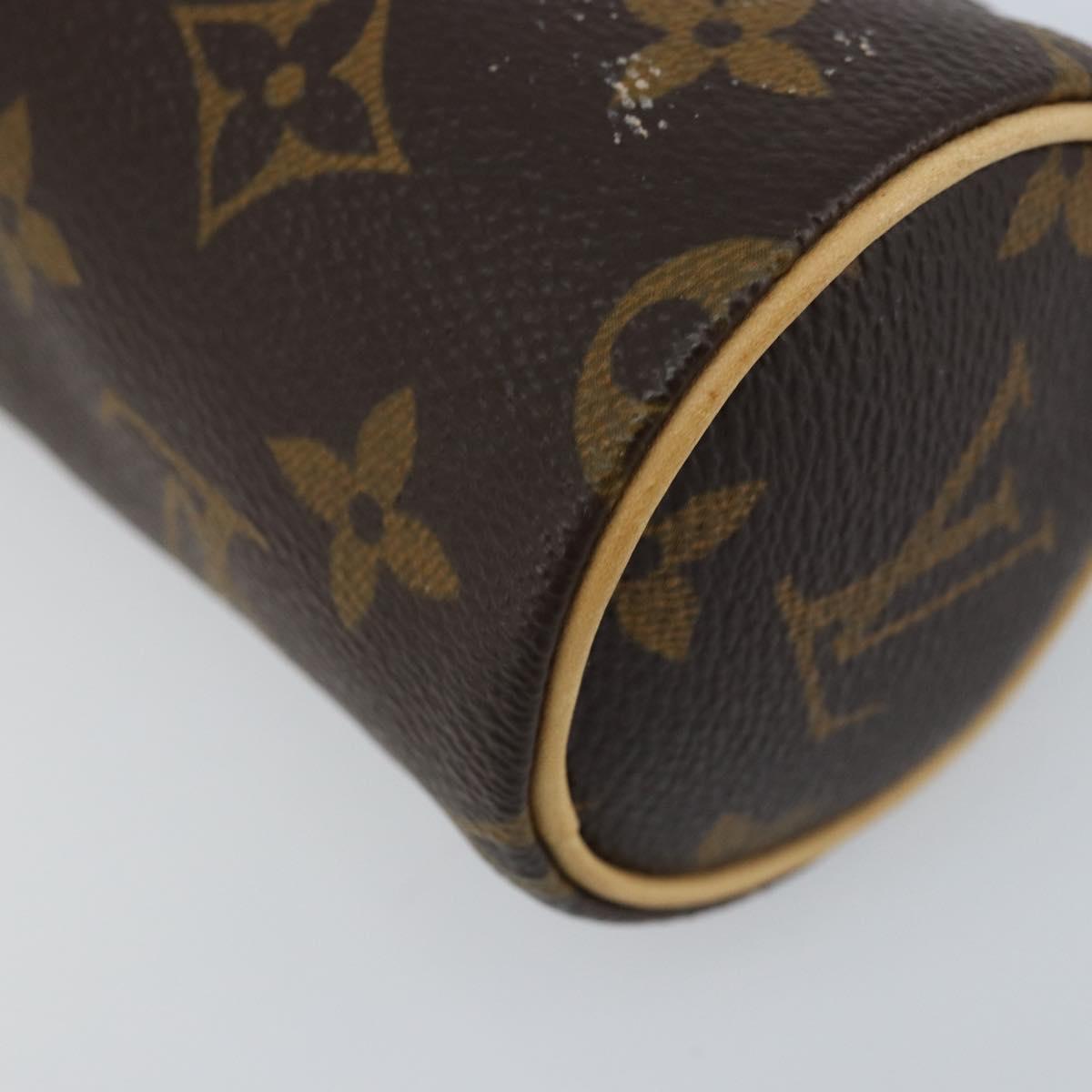 LOUIS VUITTON Monogram Papillon Pouch LV Auth 166259A