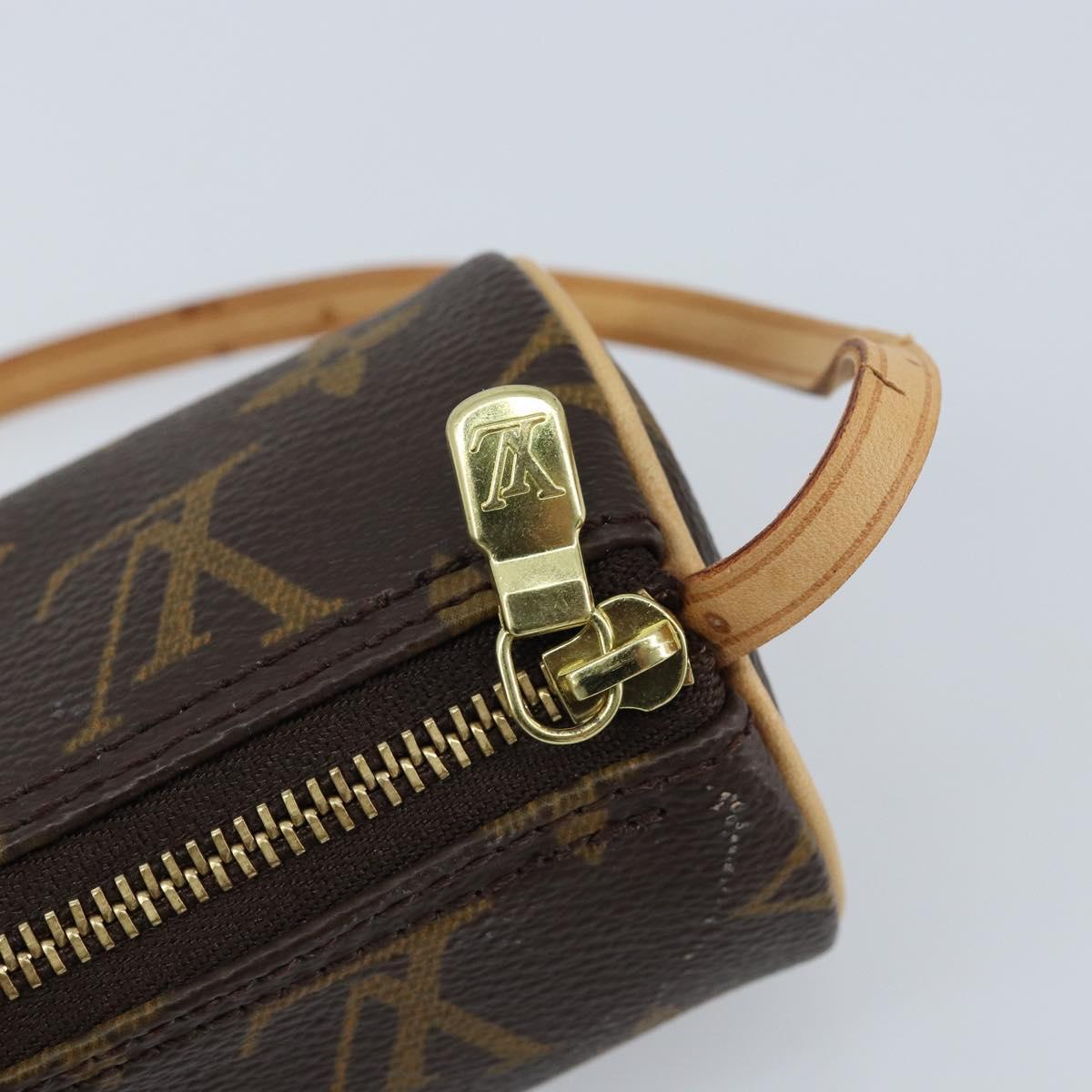 LOUIS VUITTON Monogram Papillon Pouch LV Auth 166259A