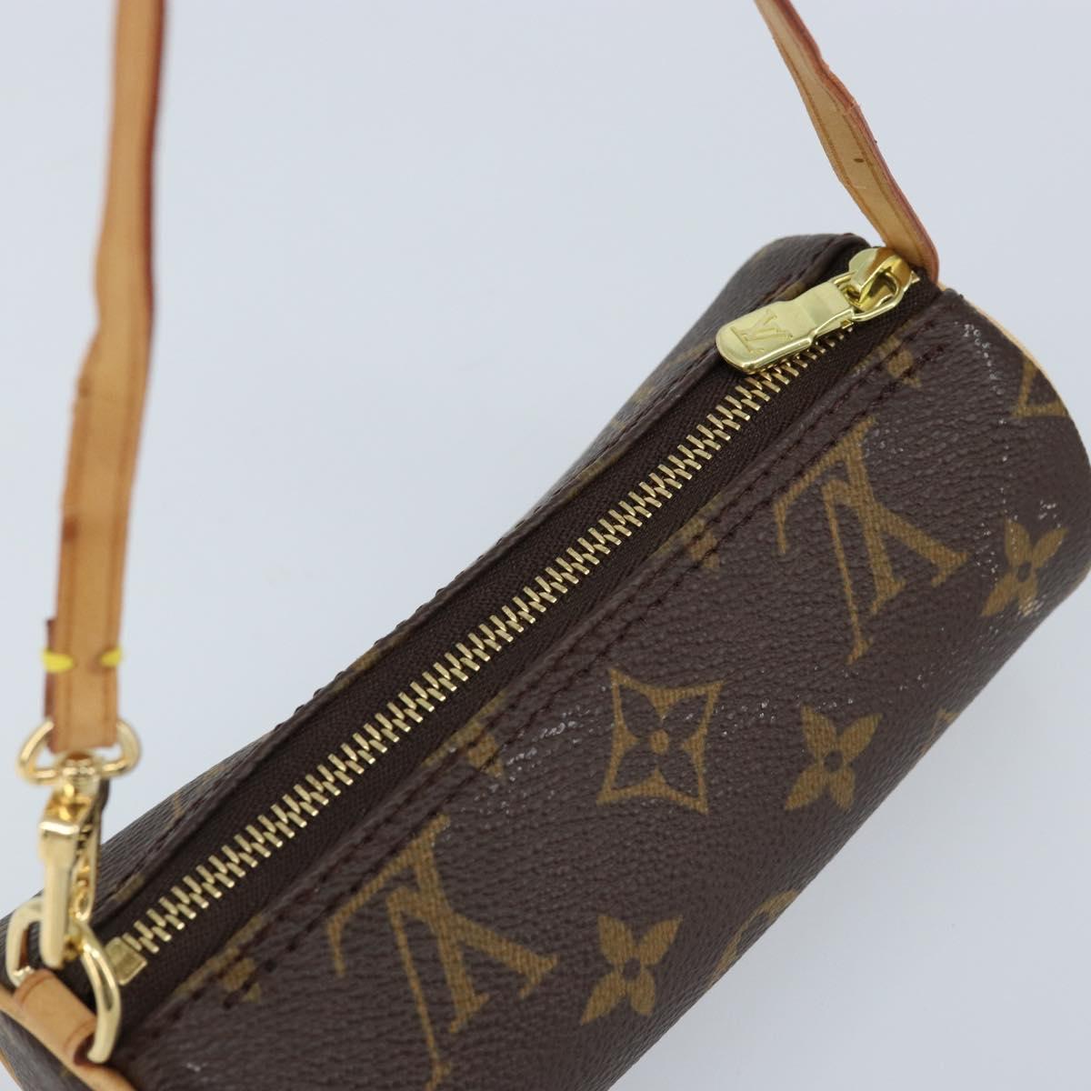 LOUIS VUITTON Monogram Papillon Pouch LV Auth 166259A