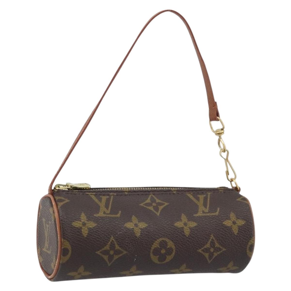 LOUIS VUITTON Monogram Papillon Pouch LV Auth 166260A