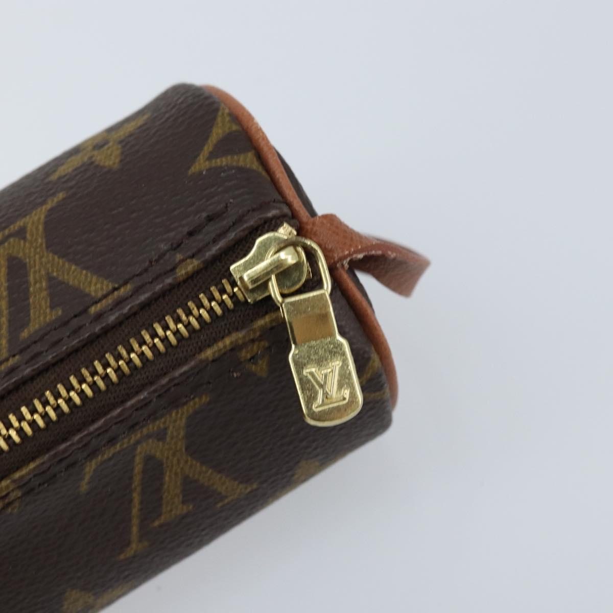 LOUIS VUITTON Monogram Papillon Pouch LV Auth 166260A
