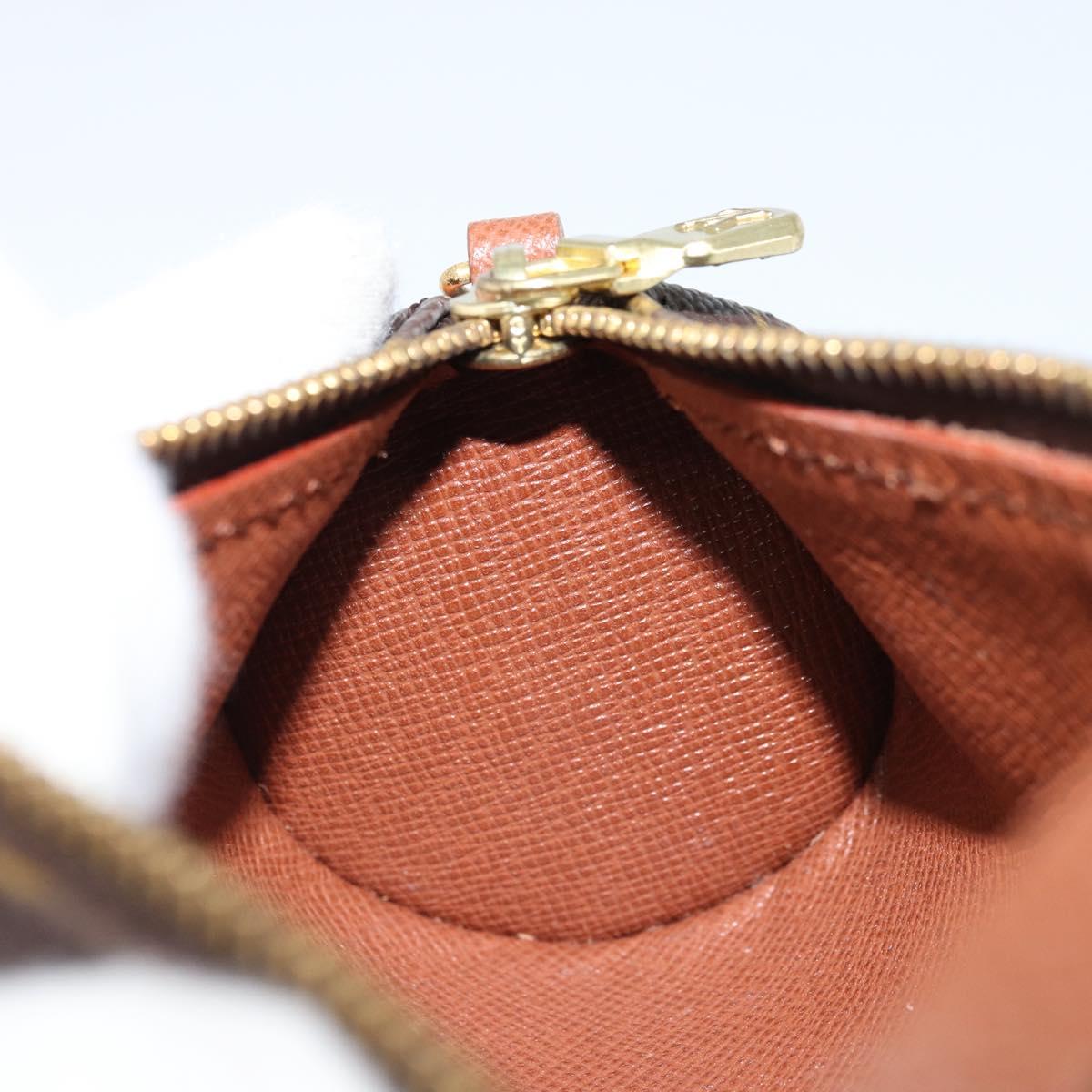 LOUIS VUITTON Monogram Papillon Pouch LV Auth 166260A