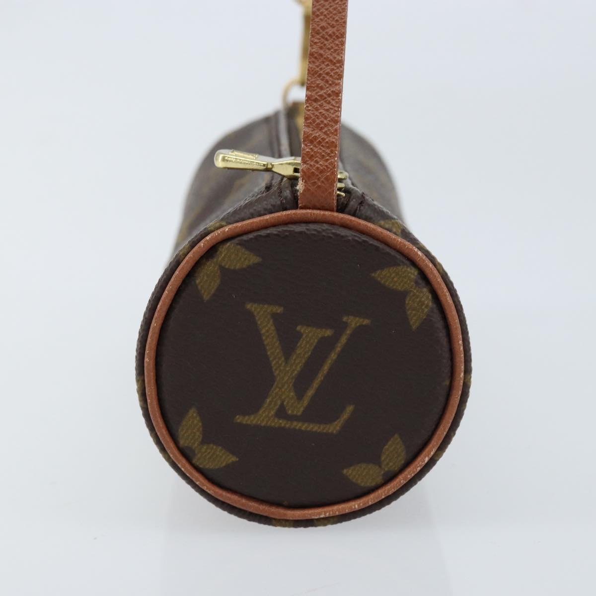 LOUIS VUITTON Monogram Papillon Pouch LV Auth 166260A
