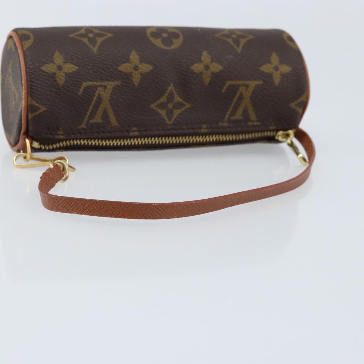 LOUIS VUITTON Monogram Papillon Pouch LV Auth 166260A