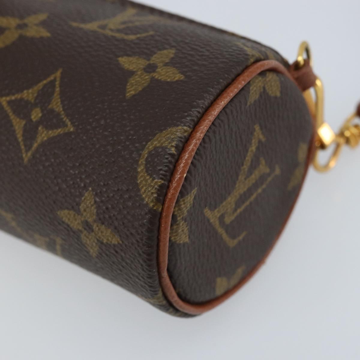LOUIS VUITTON Monogram Papillon Pouch LV Auth 166261A