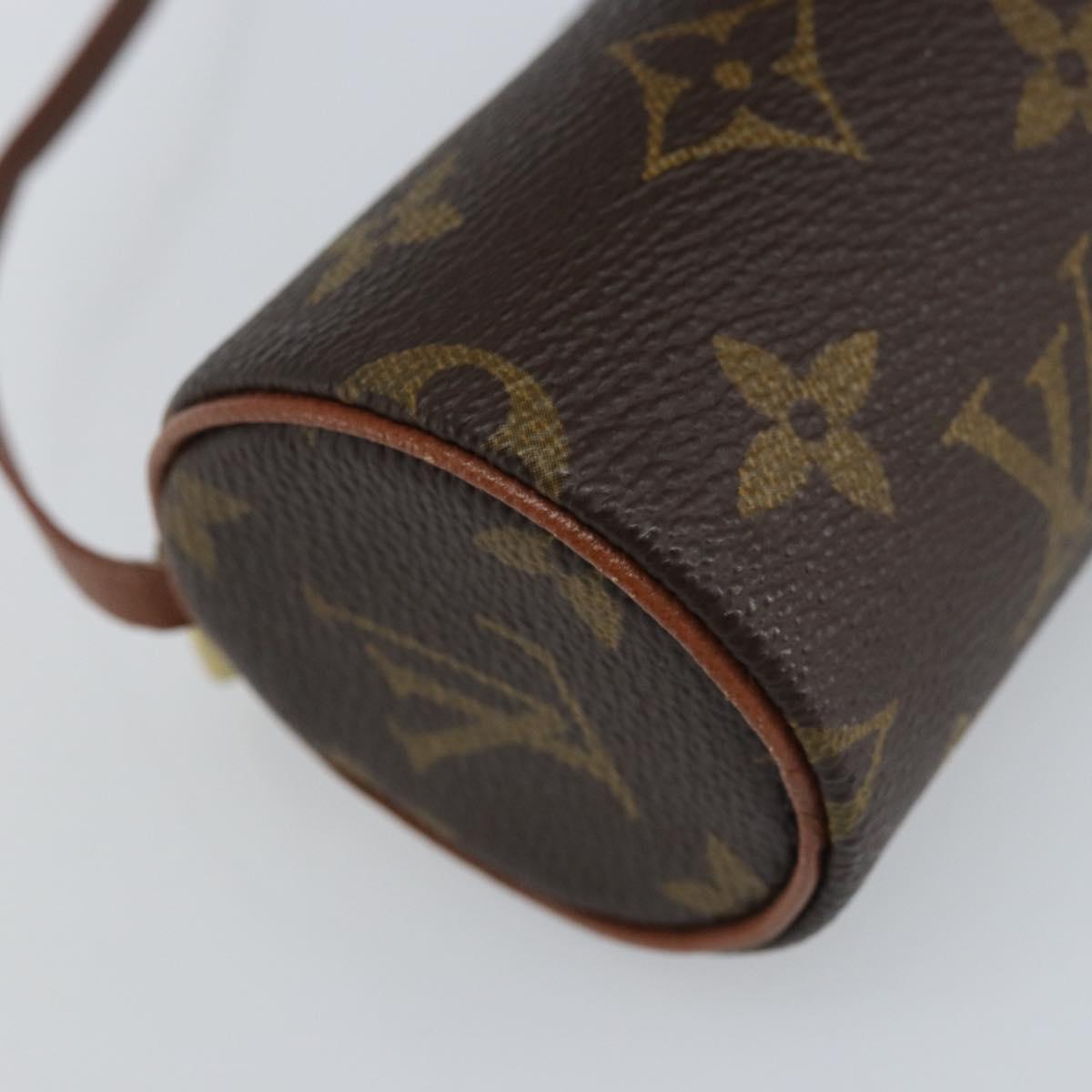 LOUIS VUITTON Monogram Papillon Pouch LV Auth 166261A