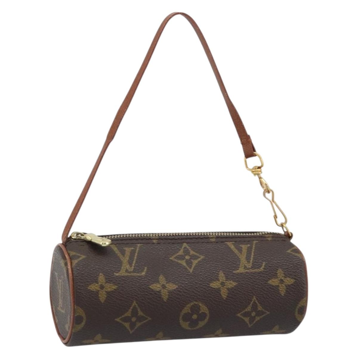 LOUIS VUITTON Monogram Papillon Pouch LV Auth 166261A