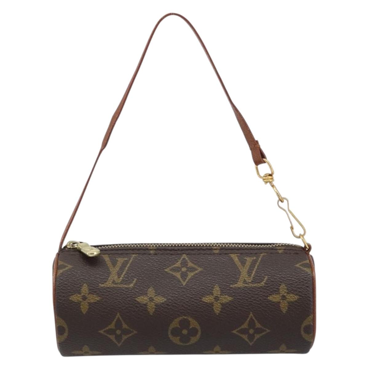 LOUIS VUITTON Monogram Papillon Pouch LV Auth 166261A