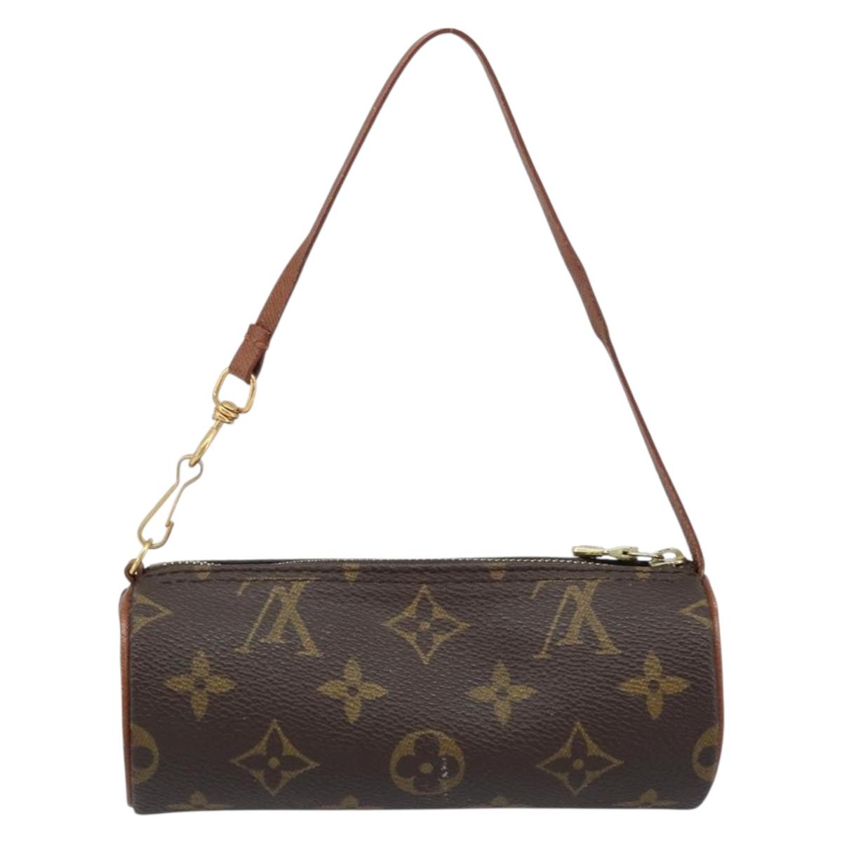 LOUIS VUITTON Monogram Papillon Pouch LV Auth 166261A
