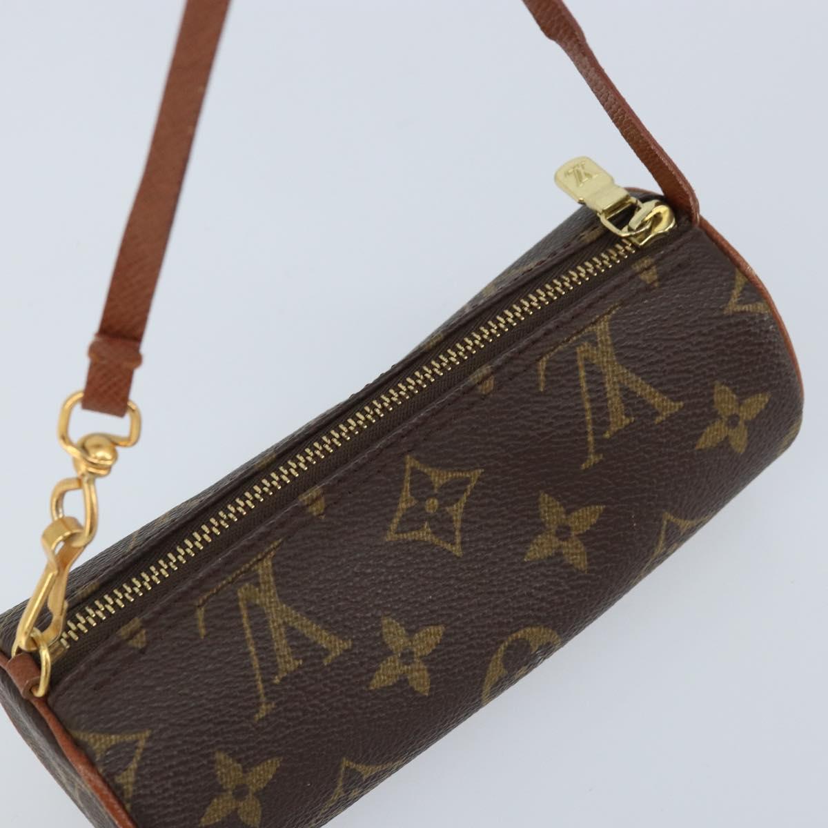 LOUIS VUITTON Monogram Papillon Pouch LV Auth 166261A