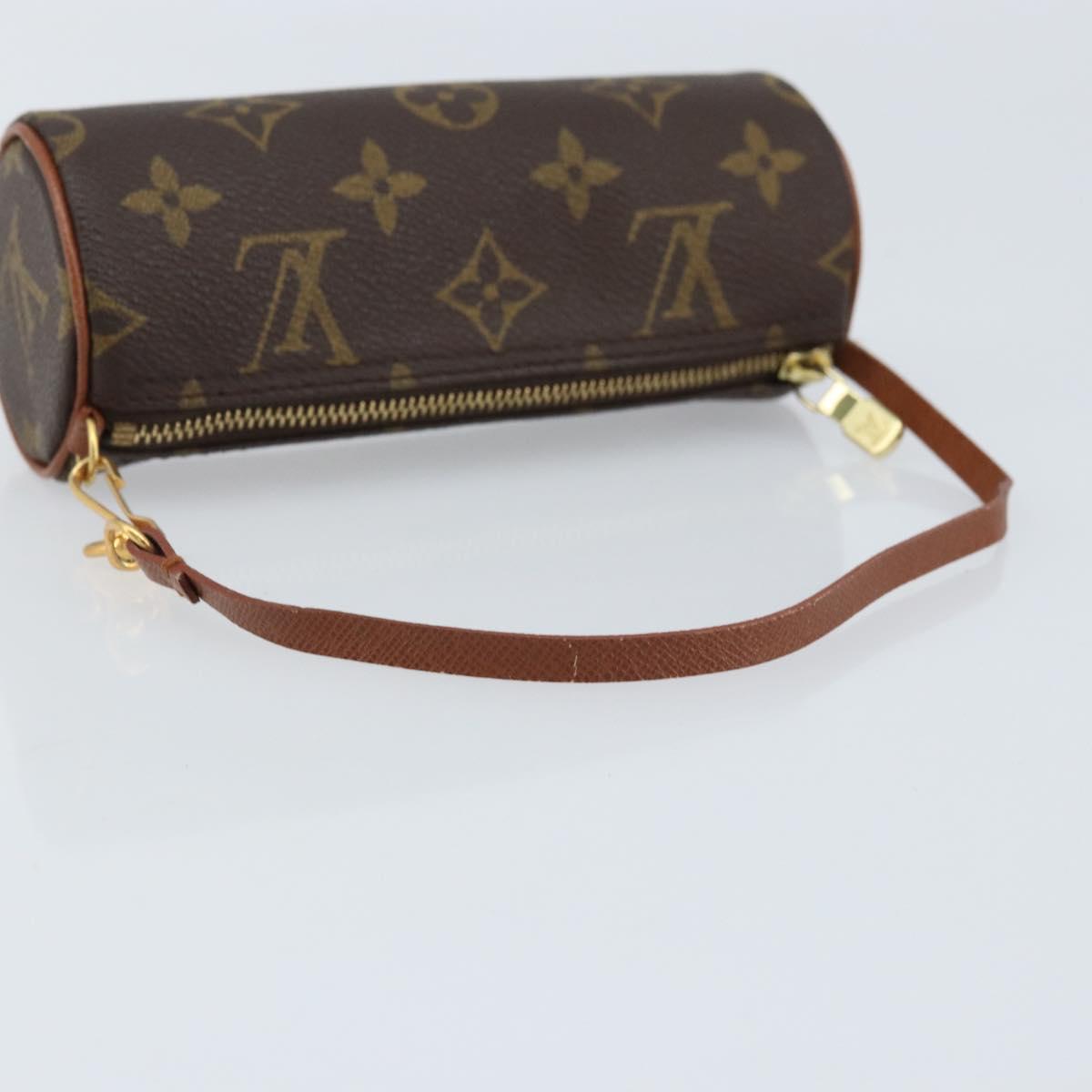 LOUIS VUITTON Monogram Papillon Pouch LV Auth 166261A