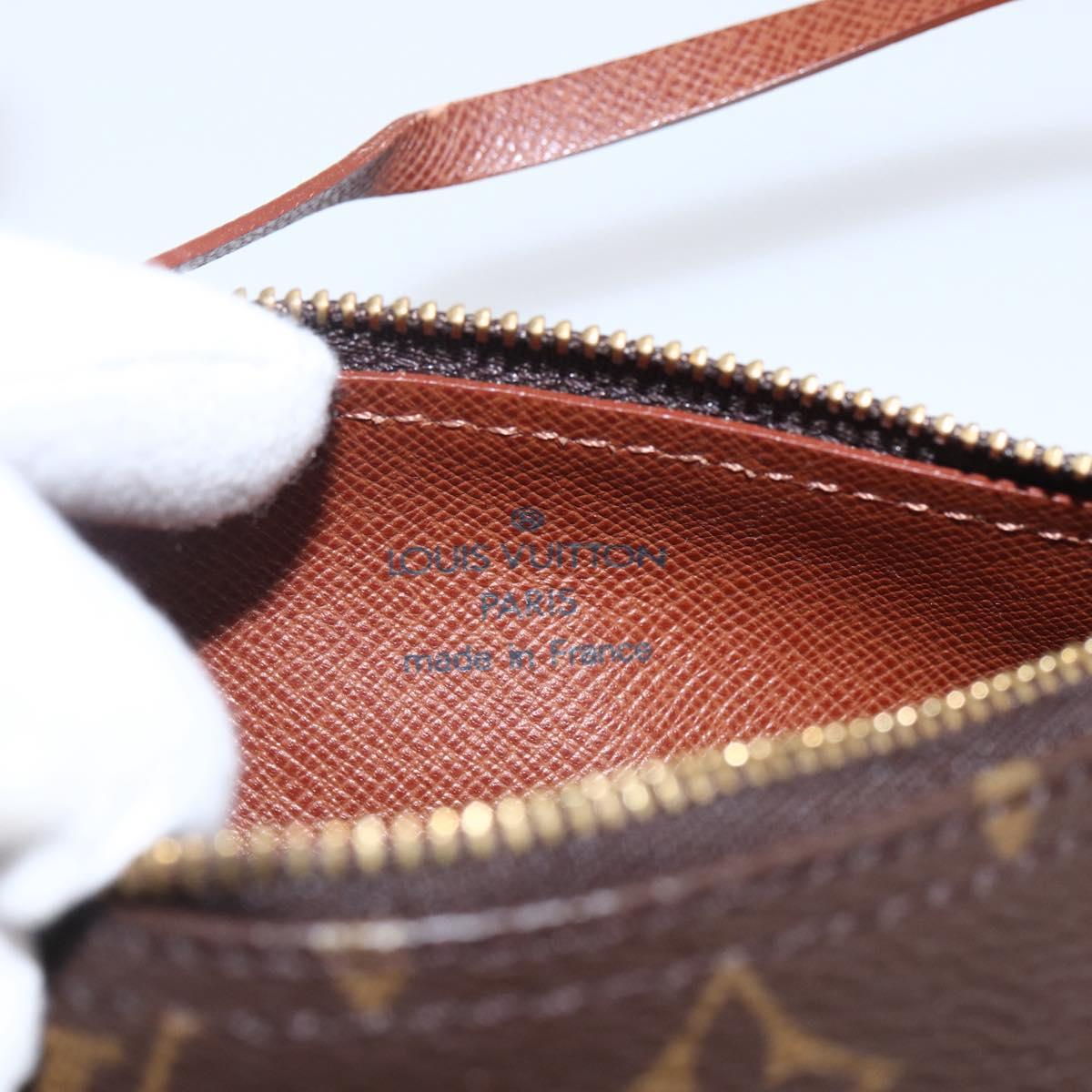 LOUIS VUITTON Monogram Papillon Pouch LV Auth 166262V