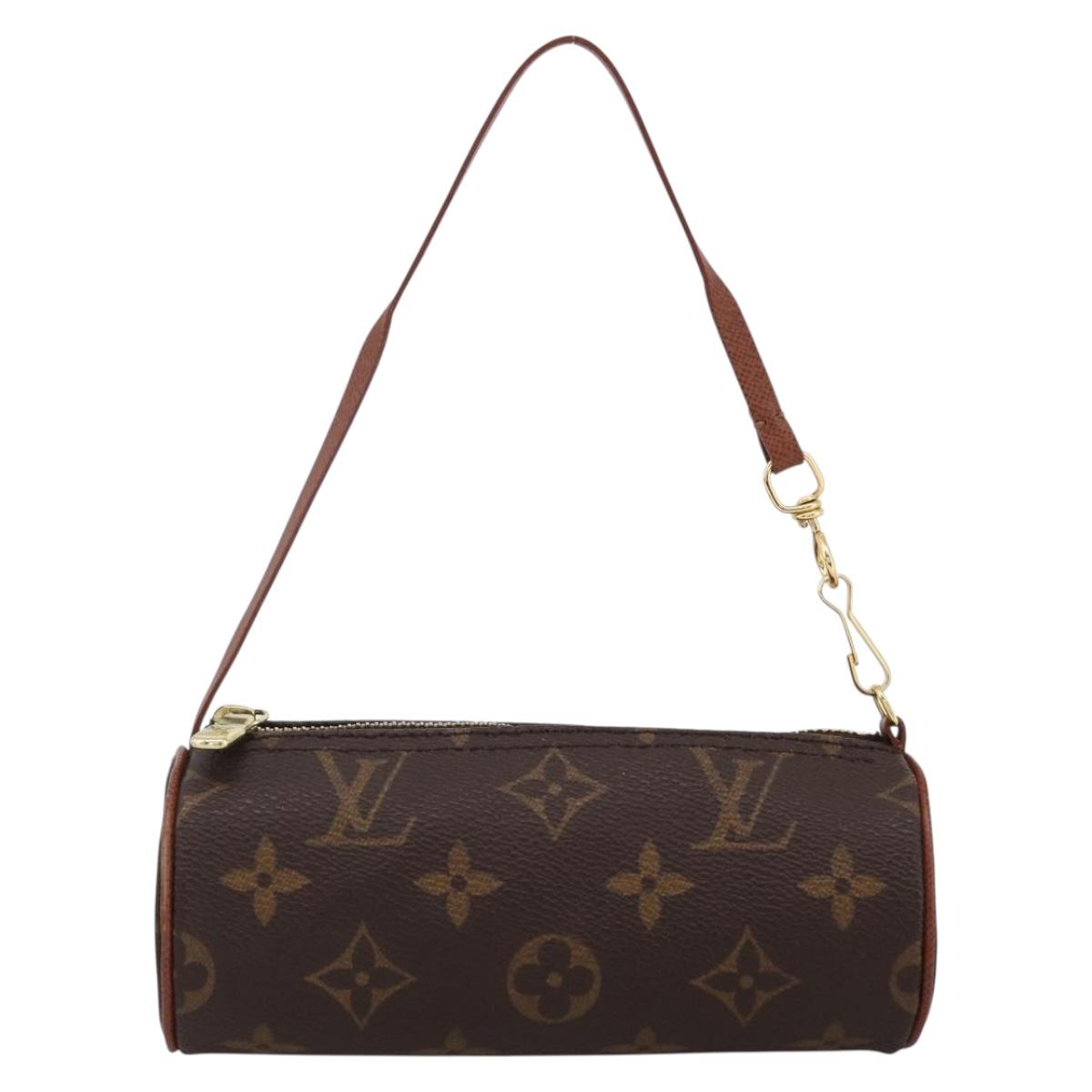 LOUIS VUITTON Monogram Papillon Pouch LV Auth 166262V
