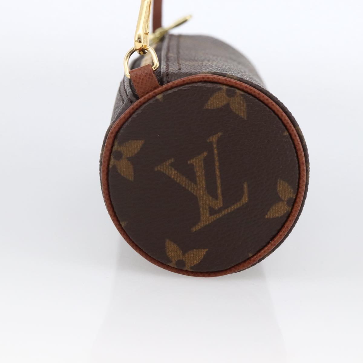 LOUIS VUITTON Monogram Papillon Pouch LV Auth 166262V