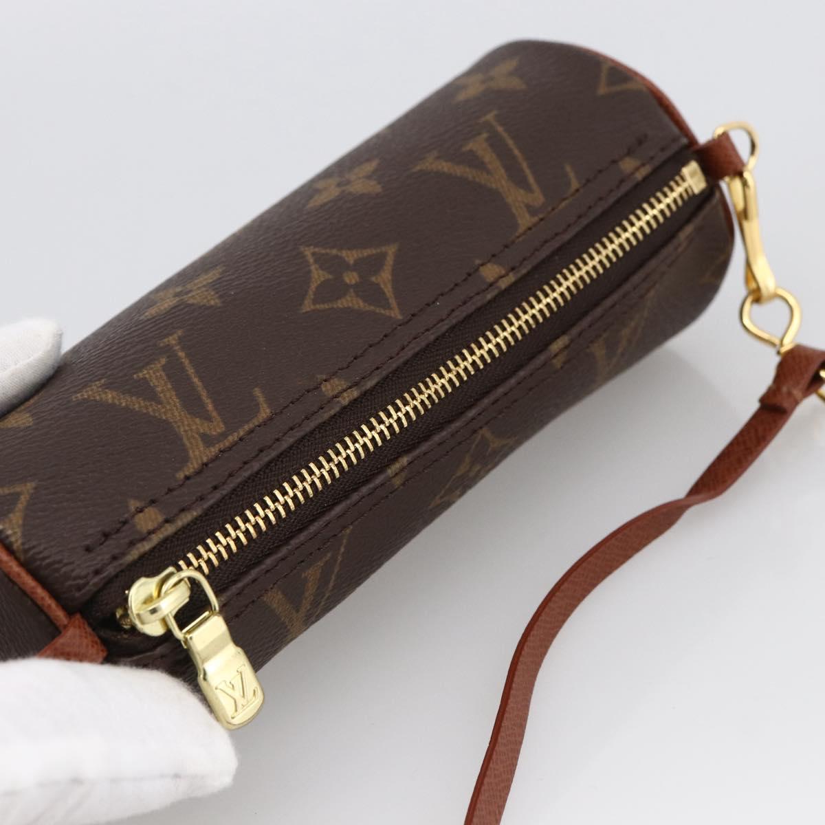 LOUIS VUITTON Monogram Papillon Pouch LV Auth 166262V