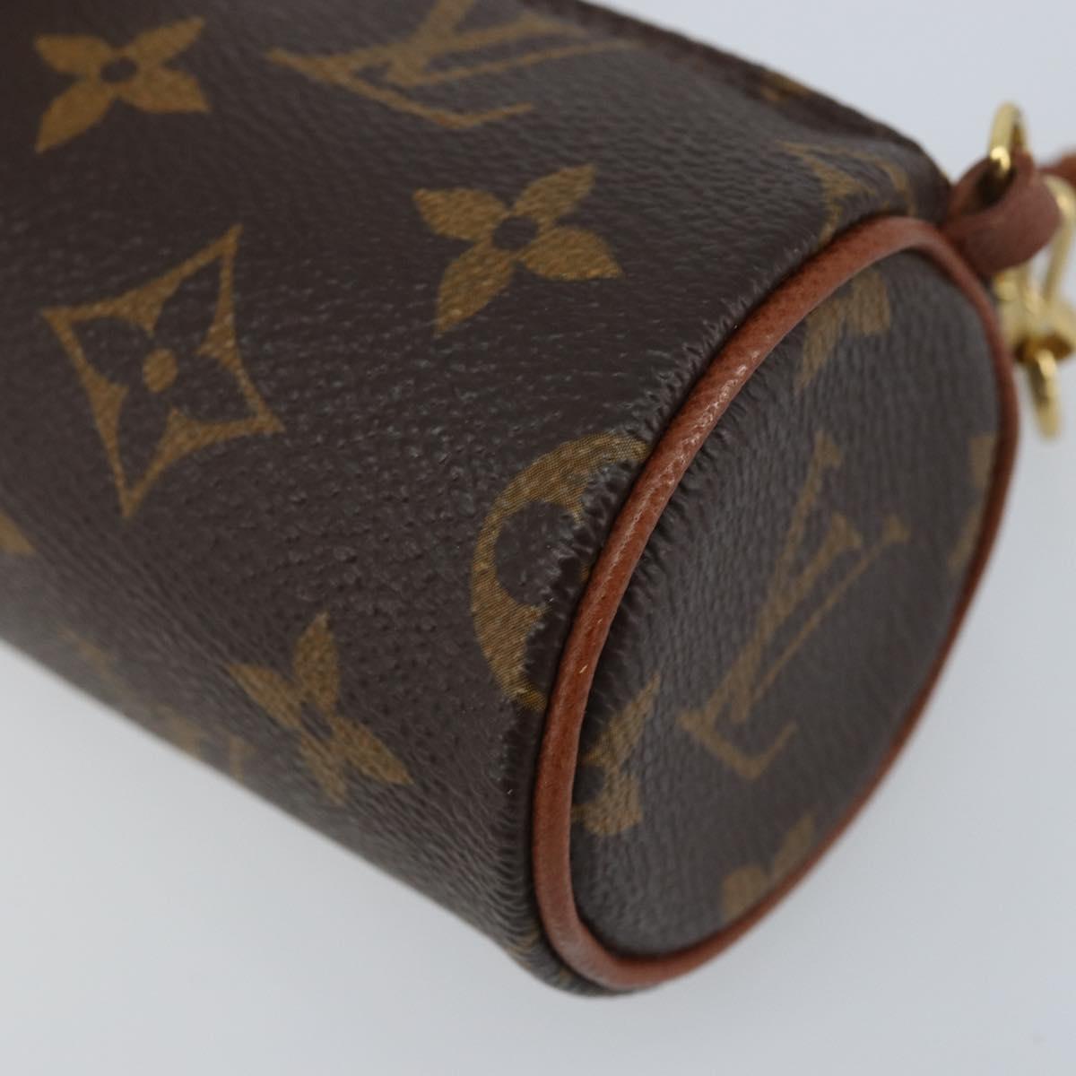 LOUIS VUITTON Monogram Papillon Pouch LV Auth 166263V