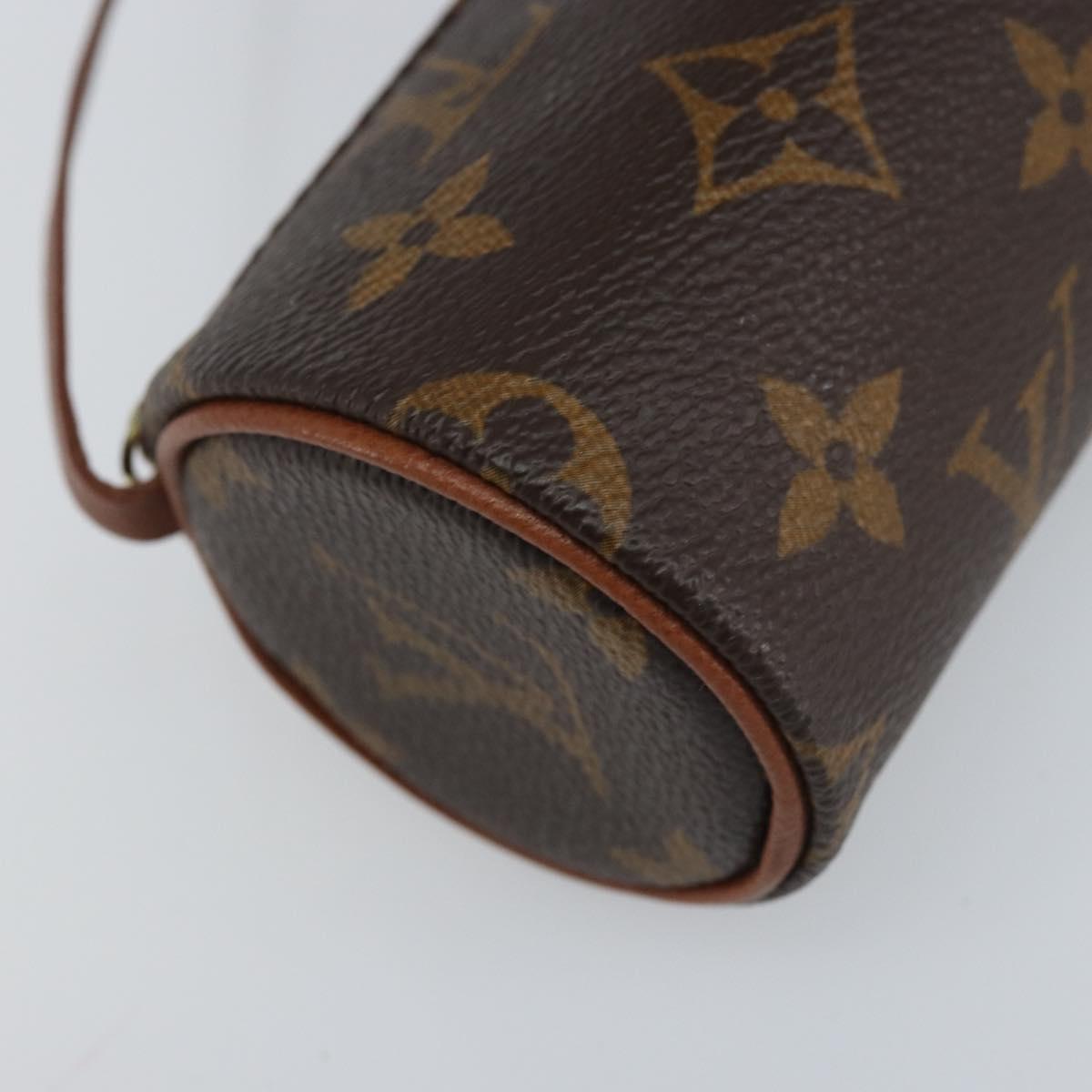LOUIS VUITTON Monogram Papillon Pouch LV Auth 166263V