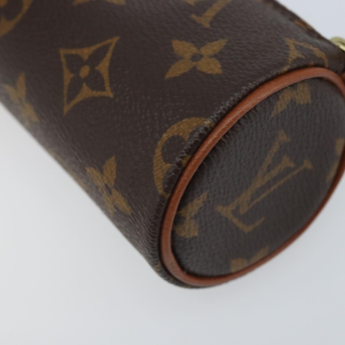 LOUIS VUITTON Monogram Papillon Pouch LV Auth 166263V