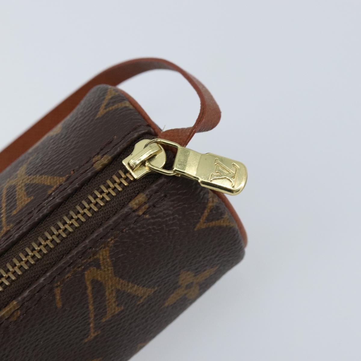 LOUIS VUITTON Monogram Papillon Pouch LV Auth 166263V