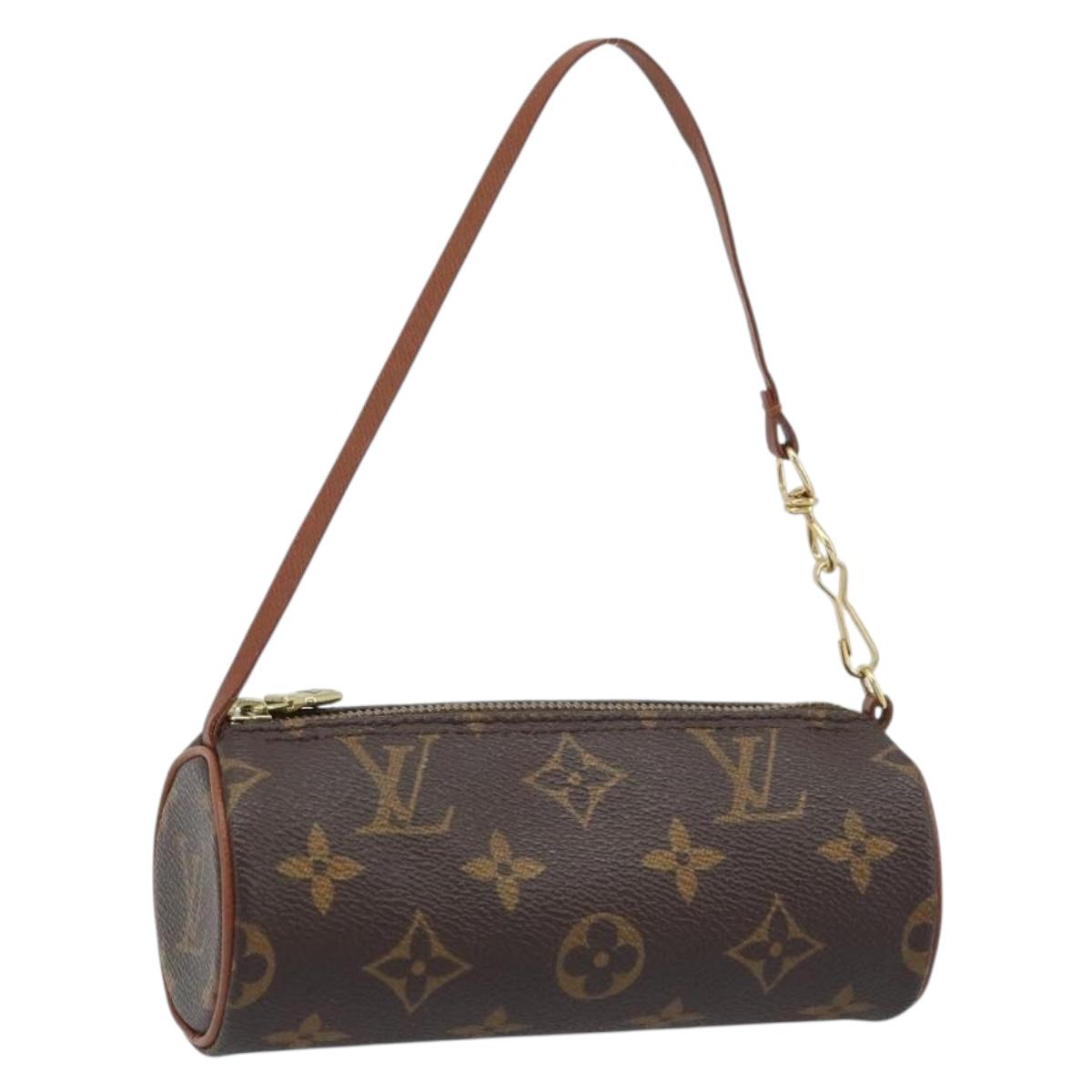 LOUIS VUITTON Monogram Papillon Pouch LV Auth 166263V