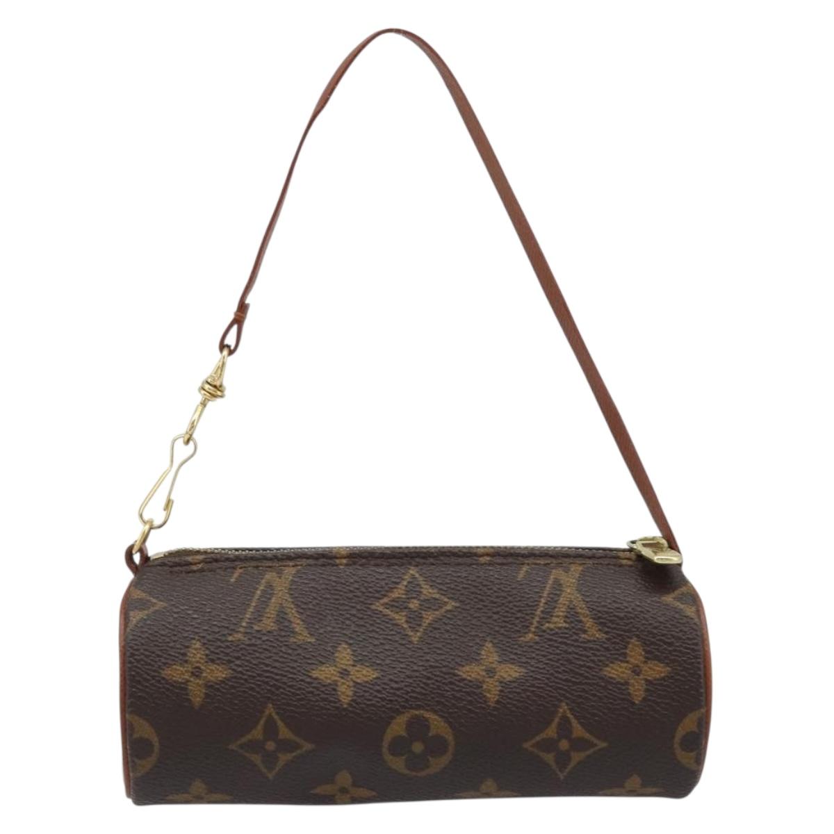 LOUIS VUITTON Monogram Papillon Pouch LV Auth 166263V