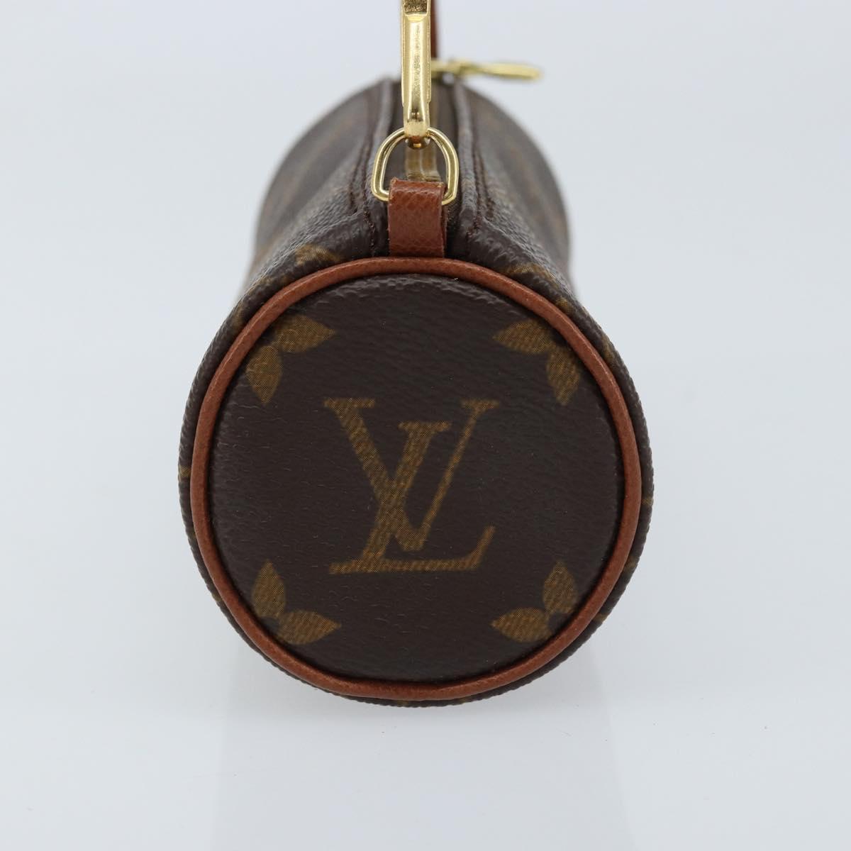 LOUIS VUITTON Monogram Papillon Pouch LV Auth 166263V