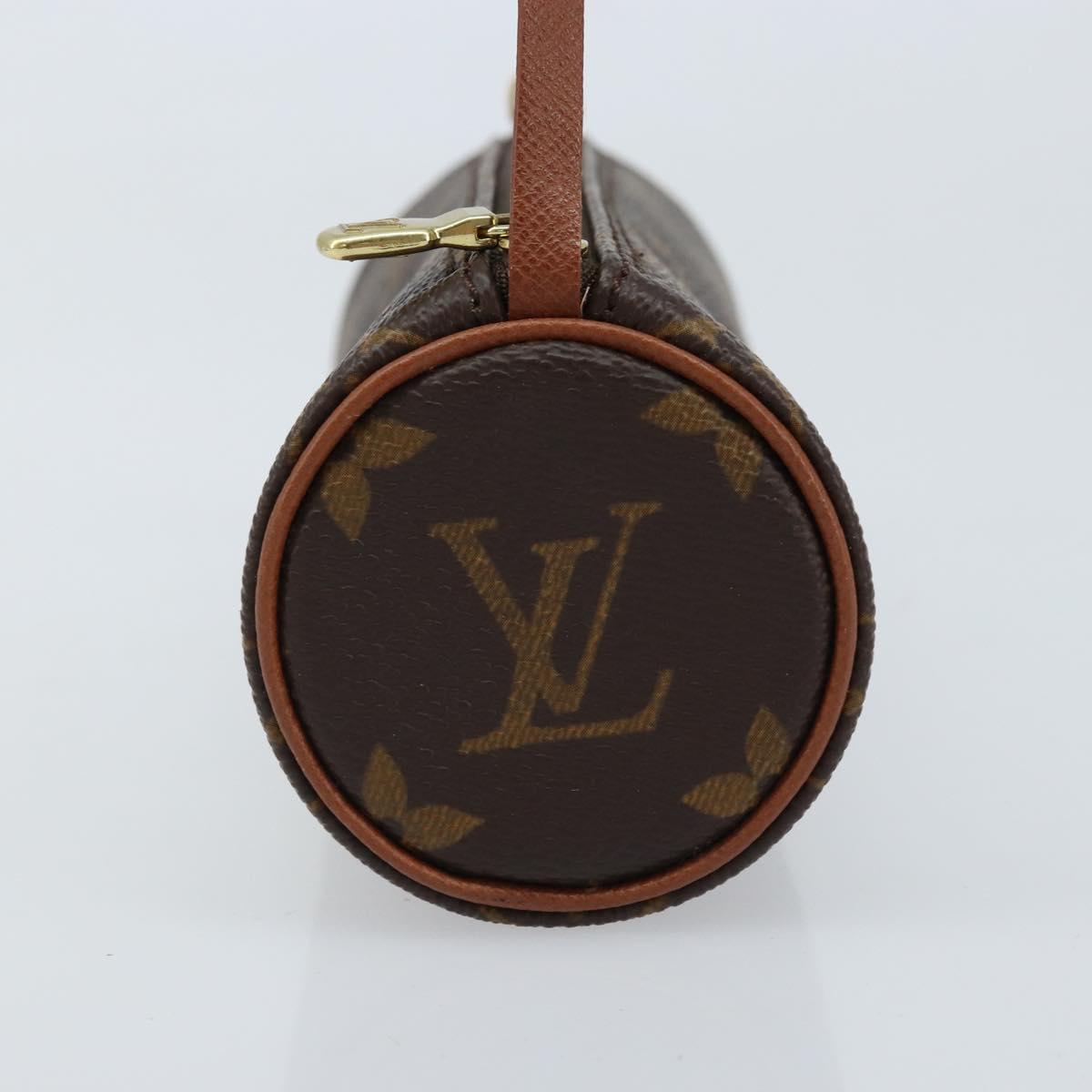 LOUIS VUITTON Monogram Papillon Pouch LV Auth 166263V