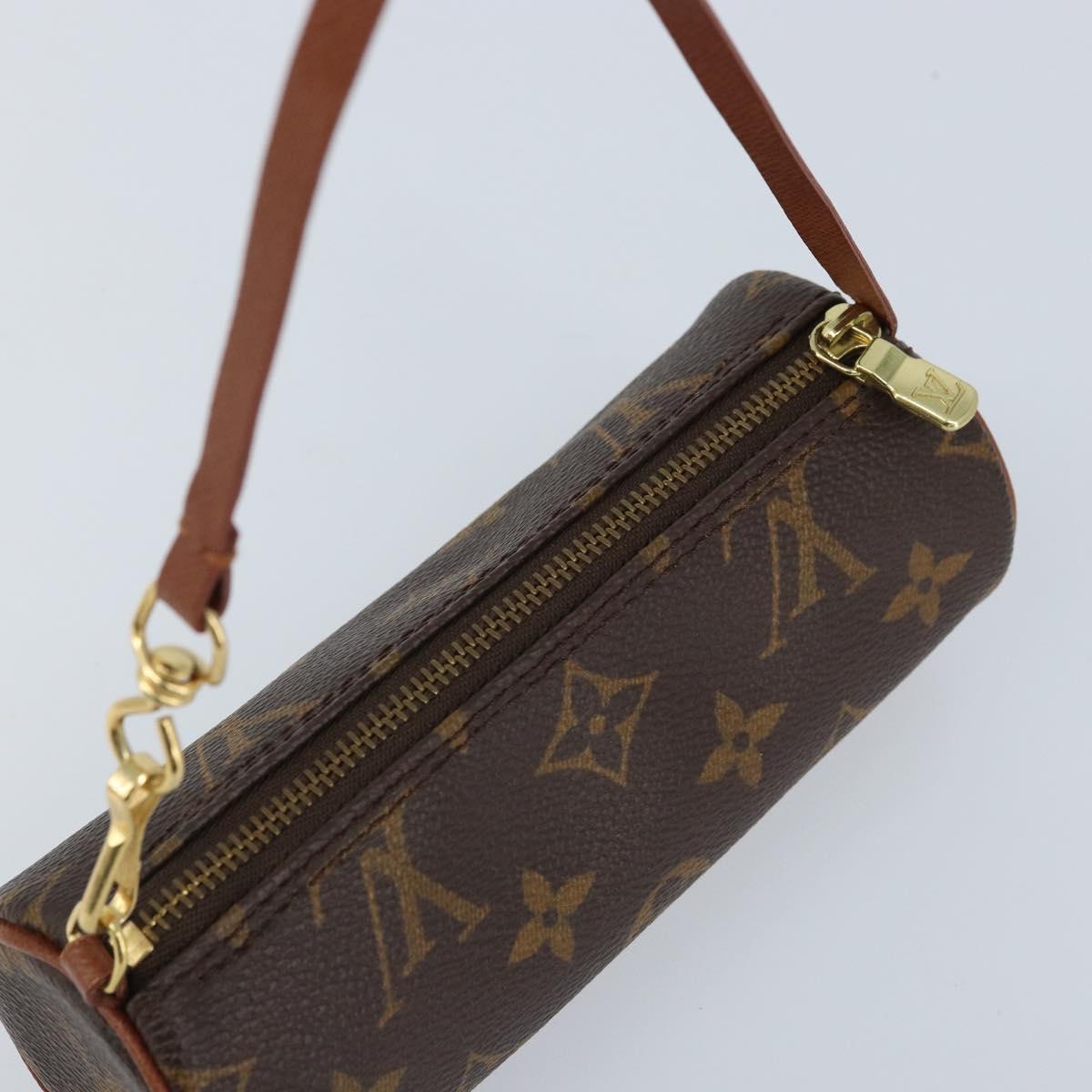 LOUIS VUITTON Monogram Papillon Pouch LV Auth 166263V