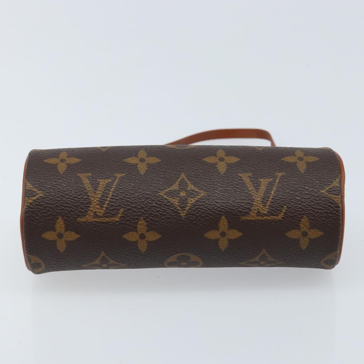 LOUIS VUITTON Monogram Papillon Pouch LV Auth 166263V