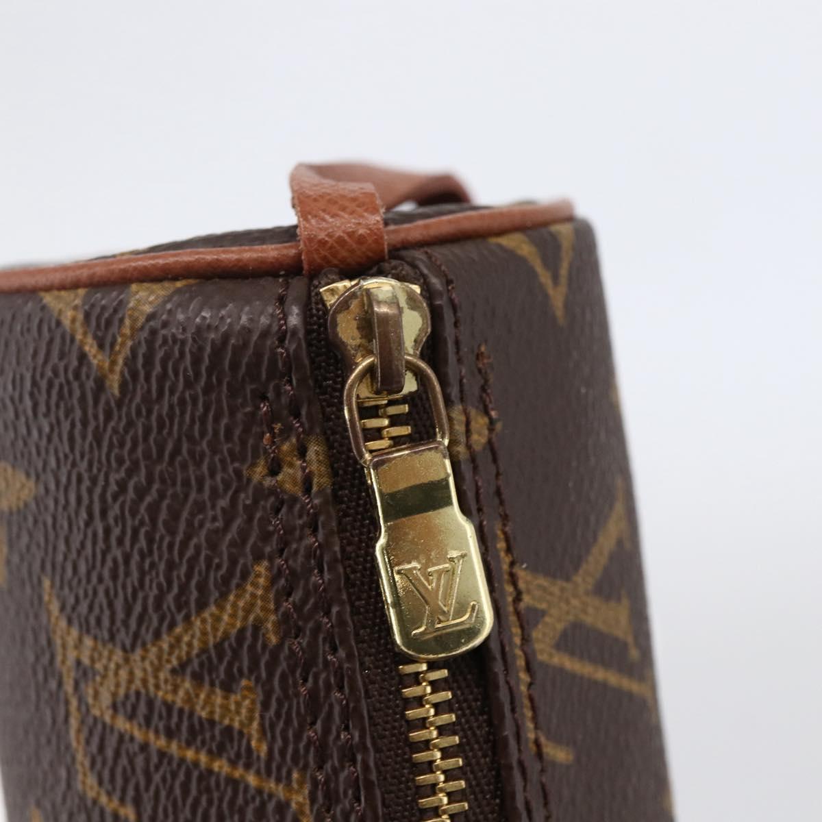 LOUIS VUITTON Monogram Papillon Pouch LV Auth 166264A