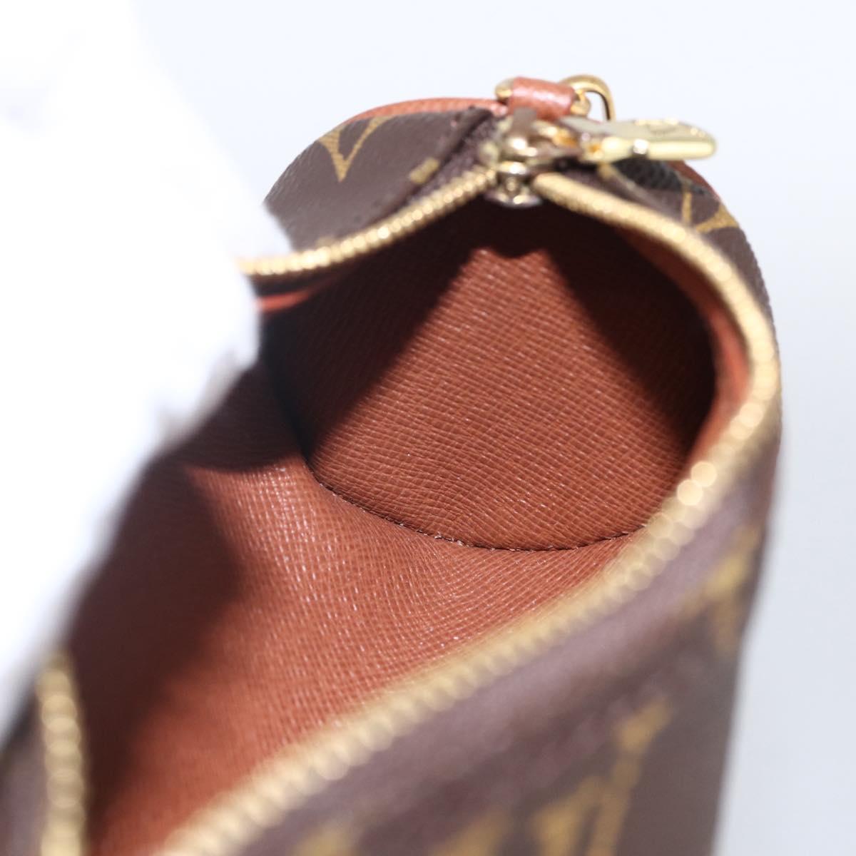 LOUIS VUITTON Monogram Papillon Pouch LV Auth 166264A