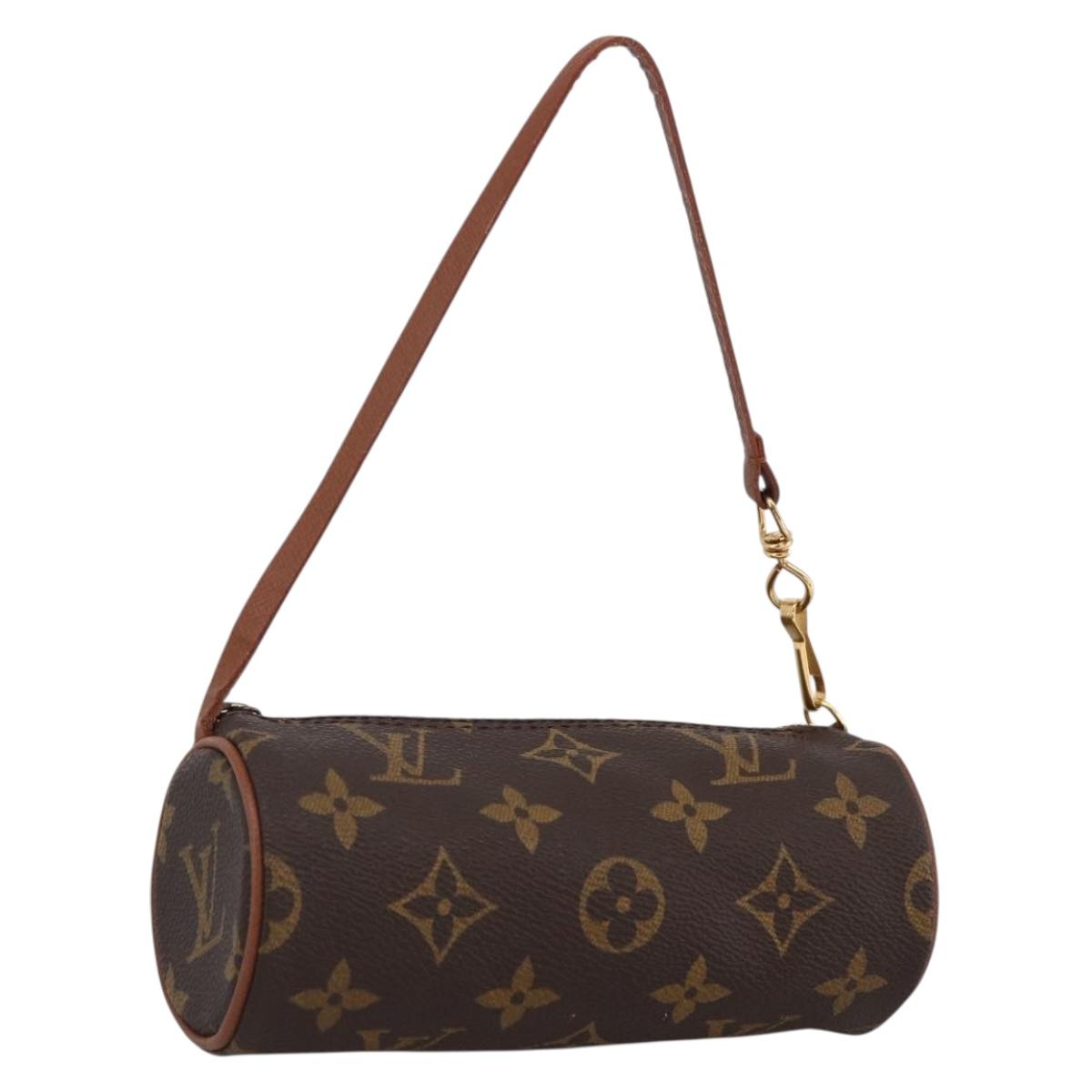 LOUIS VUITTON Monogram Papillon Pouch LV Auth 166264A
